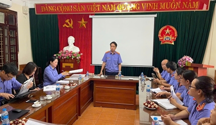 Đoàn kiểm tra Viện KSND thành phố Hà Nội kiểm tra Công tác THADS tại...
